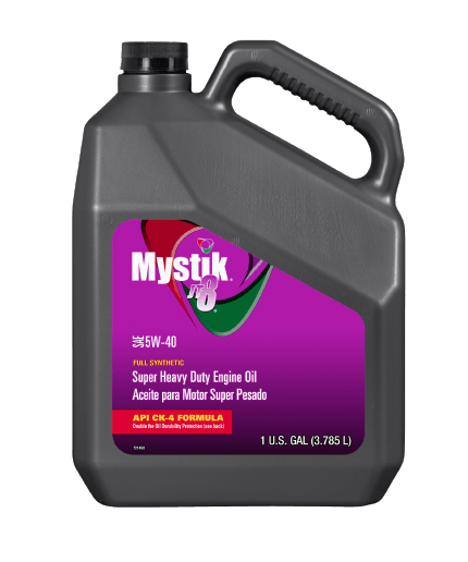 Mystik JT-8 Full Synthetic Super Heavy Duty Engine Oil SAE 5W-40 - 1 gal Jug