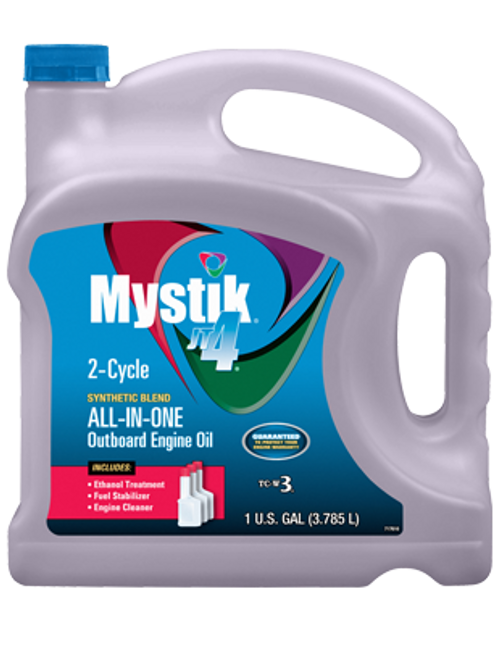 Mystik JT-4 All-In-One 2- Cycle Outboard Engine Oil - 1 gal Jug