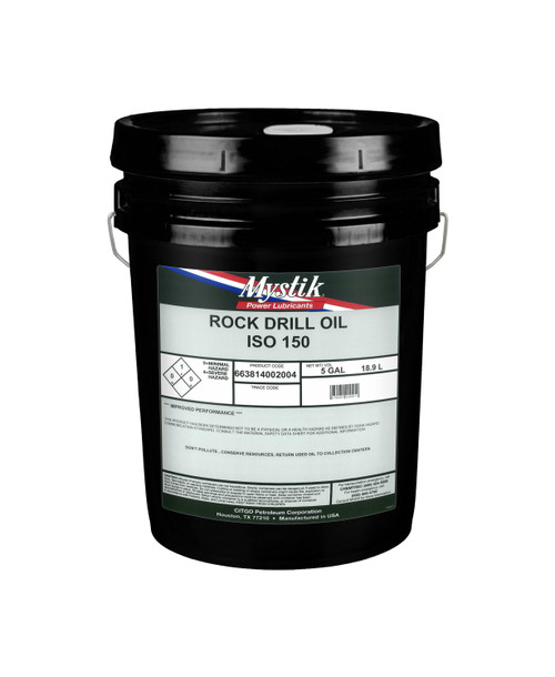 Mystik Rock Drill Oil 150 - 35 lb Pail