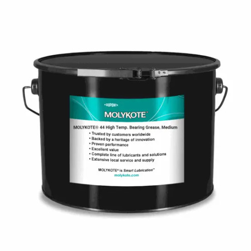 MOLYKOTE® 44 High Temperature Bearing Grease - Medium - 3.6 KG Pail