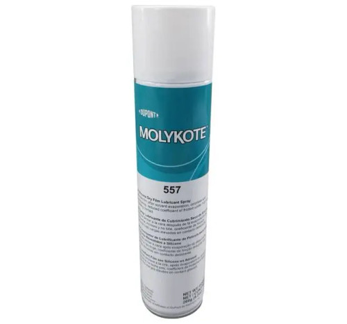 MOLYKOTE® 557 Silicone Dry Film Lubricant - Case of 12/0.312 KG Cans