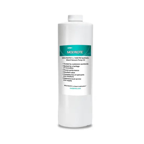 MOLYKOTE® L-1668FM Synthetic Blend Vacuum Pump Oil - 1 Liter Bottle