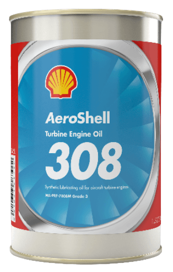 Aeroshell Turbine Oil 308 24/1 Quart Can Case