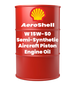 AeroShell Oil W 15w50 Semi Synthetic Aircraft Piston Engine Oil - 55 Gallon Drum