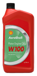 AeroShell Oil W 100 SAE Grade 50 Ashless Aircraft Oil - 6/1 Quart Bottle Case