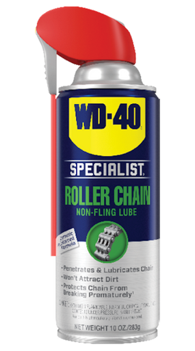 WD-40 - 300493 Specialist Roller Chain Non-Fling Lubricant, 10 oz [6-pack]