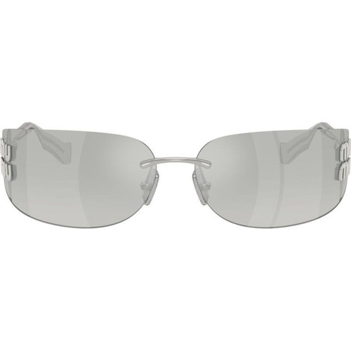 Miu Miu MUA51S Silver Grey Gradient Silver Mirror Front