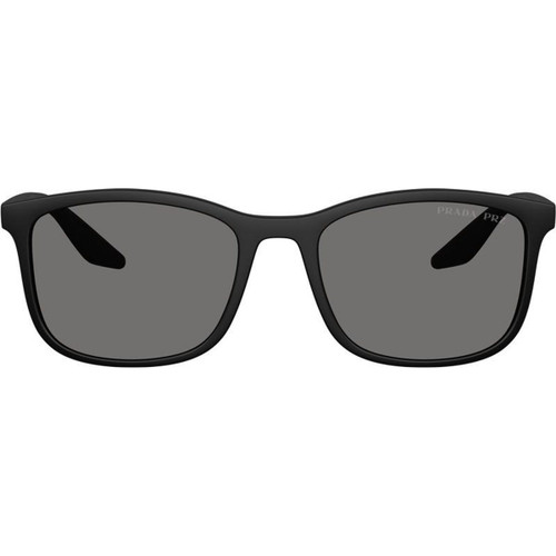 Prada Linea Rossa PSA08S Rubbered Black Grey Polarised Front