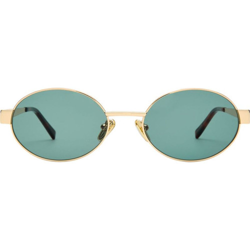 Oroton Alex Gold Green Front