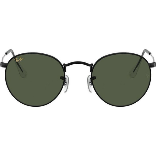 Ray-Ban Round Metal RB3447 Black Green Front