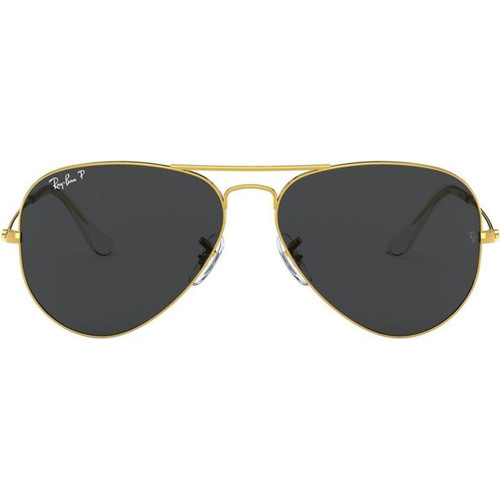 Ray-Ban Aviator Classic RB3025 Gold Black Sunglasses Front Image
