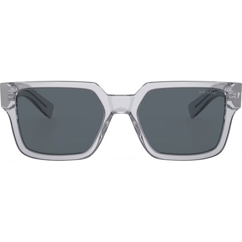 Prada PR03ZS Transparent Grey Blue Front Prada PR03ZS Transparent Grey Blue Front
