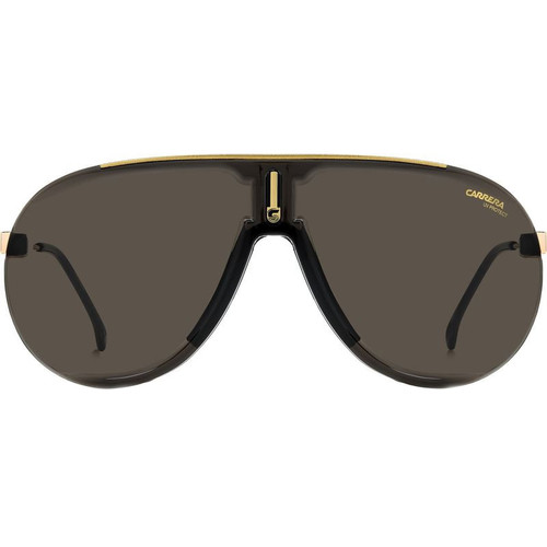 Carrera Superchampion Black Gold Dark Brown Front