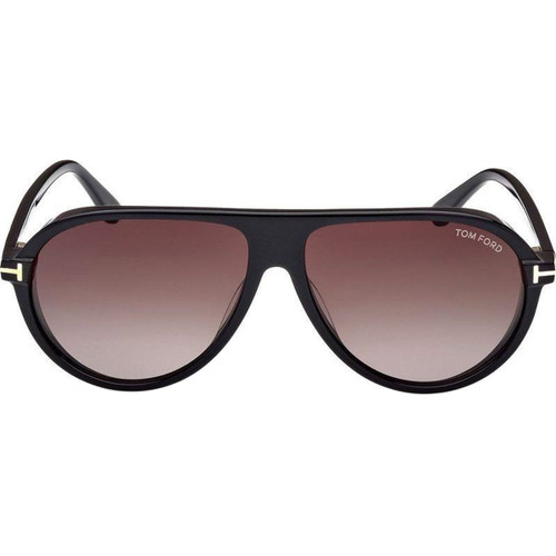 Tom Ford Marcus FT1023 Black Smoke Gradient Front