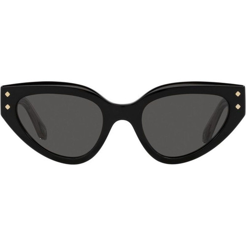Bvlgari BV8256 Black Sunglasses Front Image Bvlgari BV8256 Black Sunglasses Front Image