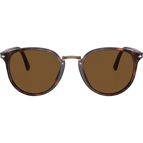 Persol PO3210S Havana Brown Polarised Glass Front