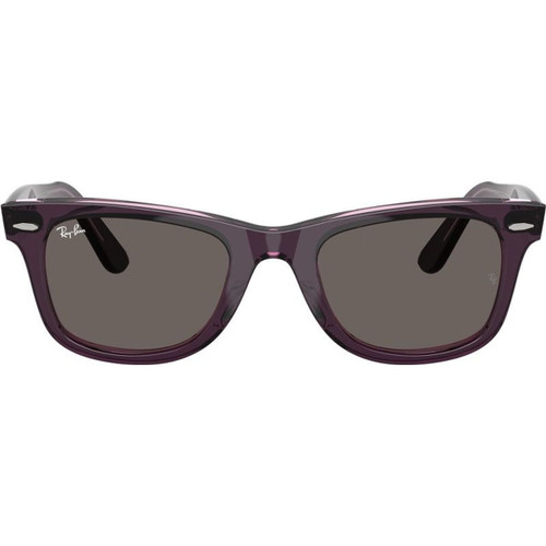 Ray-Ban Original Wayfarer RB2140 Violet Transparent Pink Dark Grey Front