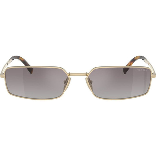 Prada PRA06S Pale Gold Blue Silver Mirror Gradient Front