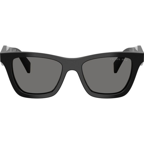 Prada PRC07S Black Dark Grey Polarised Front