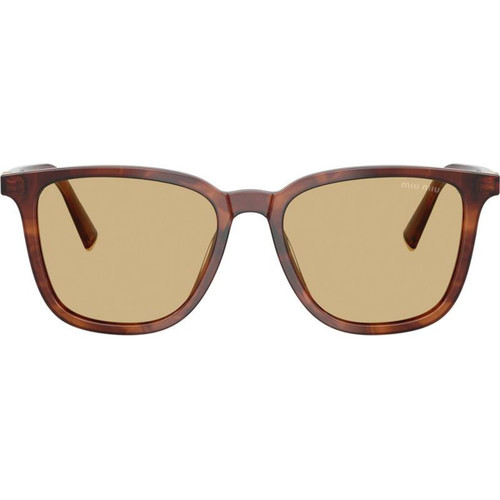 Miu Miu MUB03S Striped Tobacco Yellow Front