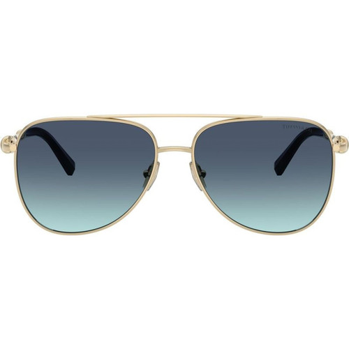 Tiffany & Co. TF3116 Gold Azure Blue Gradient Front