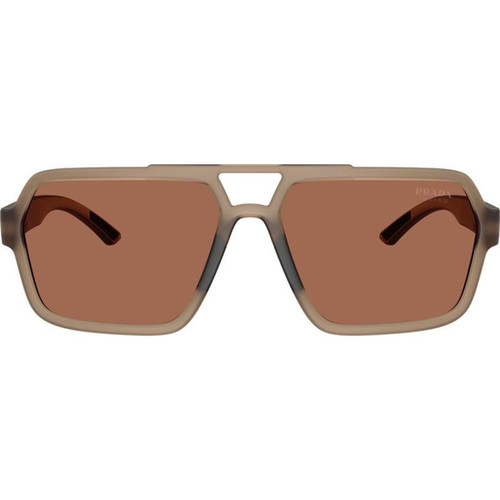 Prada Linea Rossa PSA06S Transparent Brown Brown Tuning Front