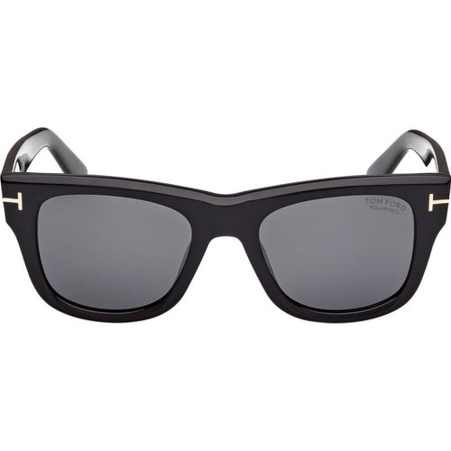 Tom Ford Finn 02 FT1304 Black Smoke Polarised Front