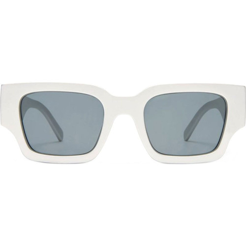 Le Specs Atlantis Matte Silver Dark Grey Front