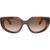 Prada PRD02S Caramel Tortoise Brown Gradient Front