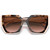 Prada PR15WS Caramel Tortoise Powder Brown Gradient Front Folded