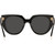 Prada PR14WSF Black Talc Dark Grey Inner Frame