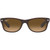 Ray-Ban New Wayfarer RB2132 Transparent Brown Brown Polarised Front