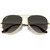 Ray-Ban Aviator Classic RB3025 Gold Grey Gradient Front Folded