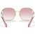 Miu Miu MU52WS Gold Pink Gradient Inner Frame