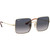 Ray-Ban Square RB1971 Gold Blue Grey Polarised Angle
