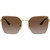Vogue Eyewear VO4284S Pale Gold Brown Gradient Polarised Front