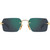 David Beckham DB 7109/S Gold Havana Green Mirror Front