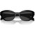 Prada PRA02SF Black Dark Grey Front Folded