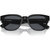 PRA04S Black Vintage Blue Glass Front Folded