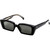 AM Eyewear Frankie Black Grey Angle