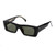 AM Eyewear Tes Black Temple Angle