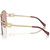 Miu Miu MU52ZS Pale Gold Dark Pink Temple