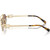 Miu Miu MU54ZS Pale Gold Brown Mirror Temple