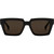 AM Eyewear Lukie Large Black Smoke Front