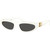 Miu Miu MU07ZS White Ivory Dark Grey Angle