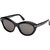 Tom Ford Toni FT1111 Black Smoke Polarised Angle