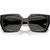 Prada PR15WS Root Black Dark Grey Front Folded
