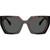 Prada PR15WSF Root Black Dark Grey Front