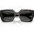 Prada PR15WSF Root Black Dark Grey Front Folded