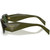 Prada PR17WSF Transparent Bottle Dark Green Temple